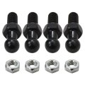 4 Ball Mount Threaded Stud Brackets 10mm Gas Prop Strut Spring Rv Camper 1 3
