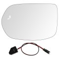 Mirror Glass W Blind Spot Left Driver Side Fit For Honda Crv 2017-2022 