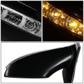 Auto Dynasty Hy1320223 Factory Style Driver Left Side Mirror Manual Folding Power Adjust Heated Glass Turn Signal Compatible
