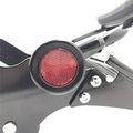 Xkh Group Adjustable Detachable Backrest Sissy Bar W Luggage Rack For 97-08 Touring Black