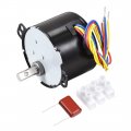 Ac110v Synchronous Motor Plastic Gear Terminal 20rpm 7mm Eccentric Shaft With Hole 