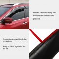 Ocpty Window Visors Fits For 2014-2018 Chevrolet Silverado 1500 Tape-on Rain Guards Side Deflectors 4 Pieces 2pcs Front Doors