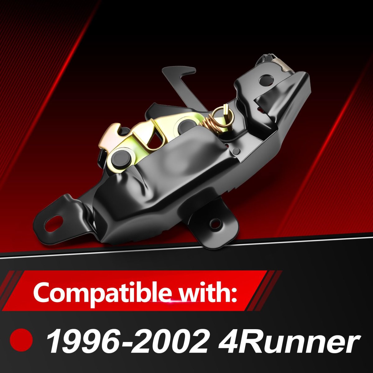 Front Hood Lock Latch Assy For 1996-2002 4runner Replace Part Number 53510-35170 Weather Resistant Metal Mechanical Yh-429