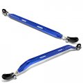 Eparts 2 Piece Blue Cnc Aluminum Front Rear Lower Tower Brace Strut Bar Stabilizer Towering Tie For 1990-2001 Acura Integra 