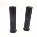 Smt-black Cnc Anti-skid Rubber Hand Grips Compatible With Bmw S1000rr Aprilia Buell Ducati Panigale Cbr Yamaha Kawasaki Ninja