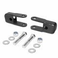 Pair Of 2-4 Inches Raise Rear Shock Extensions For Silverado Sierra 1500 4wd 1999-2007 Black Powdercoated 