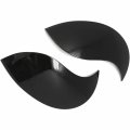 Performance Aggressive Headlights Eyebrows Eyelids Cover Headlamp Eyebrow Eyelid Decoration Gloss Black Abs Headlight For 14-21 