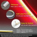 Red Amber Led Strip Light 2pcs 23 Inches 114 Pcs Chip Dual Color Waterproof Car Flexible Driving Switchback Headlight And Turn