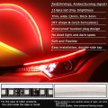 Red Amber Led Strip Light 2pcs 23 Inches 114 Pcs Chip Dual Color Waterproof Car Flexible Driving Switchback Headlight And Turn