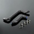 G-plus Silicone Radiator Coolant Hose Kit Clamps Compatible With 2001-2005 Dodge Neon Srt-4 Srt4 2 4l Black