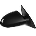Manual Passenger Right Side View Door Mirror For Elantra Sedan 2007 To 2010 Black Convex Glass With Folding And Adjustment 