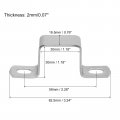 Uxcell U Shaped Connector Bracket 30mm X 304 Stainless Steel Bar Security Holder Brackets For Door Window Shed Closed Strut