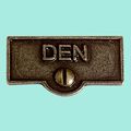 Switch Plate Tags Den Switchplate Name Signs Cast Brass Renovators Supply 