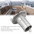 Oukens 1-1 2 38mm Boat Gas Fuel Diesel Water Waste Deck Fill Filler With Keyless Cap Marine Mirror- Polished 316 Stainless