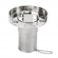 Oukens 1-1 2 38mm Boat Gas Fuel Diesel Water Waste Deck Fill Filler With Keyless Cap Marine Mirror- Polished 316 Stainless 