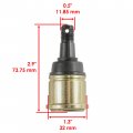 Caltric Ball Joint Compatible With Yamaha Bruin 250 Yfm250b 2005-2006