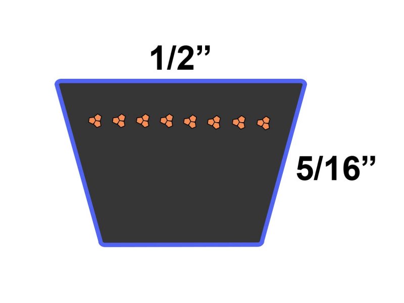 D D Powerdrive 211664 Montgomery Ward Kevlar Replacement Belt