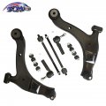 8pcs Control Arm Ball Joint Tie Rod Sway Bar Link For 2000-2010 Chrysler Pt Cruiser Dodge Neon