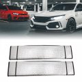 Uxcell 2pcs Aluminium Foil Foldable Car Window Windshield Sun Shade Visor Block Cover 140cm X 70cm