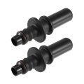 2 Pcs 11 80mm-id8 Car Fuel Hose Pipe Quick Disconnect Adapter Connector Push On Efi Fitting Plastic 60mm 36 Height 