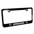 Ipick Image Made For Ram 2500 Dual Logos Black Metal License Plate Frame