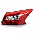 Right Outer Section Led Tail Brake Light For 2016-2019 Sentra 4 Door Sedan Replacement Assembly Quarter Panel Mount Chrome 