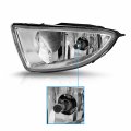Amerilite For 2004-2005 Honda Civic 2dr 4-door Clear Halogen Replacement Bumper Fog Light Assembly Pair Passenger And Driver