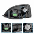 Amerilite For 2004-2005 Honda Civic 2dr 4-door Clear Halogen Replacement Bumper Fog Light Assembly Pair Passenger And Driver