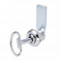 Uxcell Tubular Cam Lock 18mm Cylinder Length Flat Fits Up To 1 4-inch Thick Panel Slotted Key 4pcs