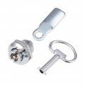 Uxcell Tubular Cam Lock 18mm Cylinder Length Flat Fits Up To 1 4-inch Thick Panel Slotted Key 4pcs