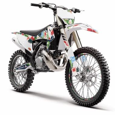 2003 Exc Tropic White Senge Graphics Base Kit For Ktm