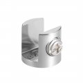 Uxcell Glass Shelf Support Zinc Alloy Clamp Clip Holder For 10mm-12mm Thick 4pcs