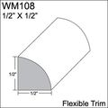 Flexible Moulding Quarter Round Wm108 2 X 1 8 Length Trim 