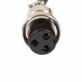 Uxcell Gx16 3p Male Female Head Aviation Socket Connector Electrical Cable 2m