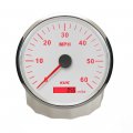 Kus Universal 110mm Diameter Gps Speedometer Speed Gauge 60 Mph With Mileage Odometer 12v 24v For Golf Cart Gokart Dirt Bike
