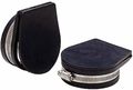 Exhaust Guard Covers For 4 In Od Pipe Black Rubber Flapper Valve With Stainless Steel Hose Clamps Pack Of 2 Model 28361 