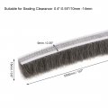 Uxcell Brush Weather Stripping Adhesive Felt Door Seal Strip Weatherstrip Sweep For Window 197inch L X 0 6 Inch W 5000mm 15mm