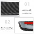 Cherocar For Center Console Armrest Switch Cover Trim Sticker Internal Accessories 2018-2022 Dodge Ram Carbon Fiber