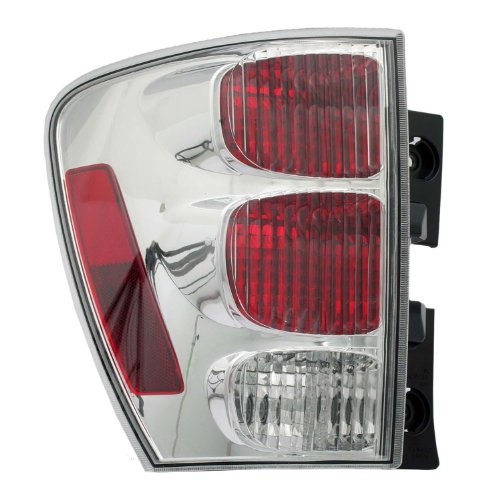 Chevrolet Equinox Driver Side Replacement Tail Light Assembly 11-6106-00 Led Waterproof Polycarbonate Clear Lens Rear Vehicle