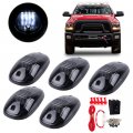 Cab Marker Light 5x Smoke Top Roof Running With 12led White Bulbs 1 Set Wiring Pack Replacement Assembly For 2003-2018 Dodge 