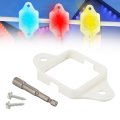 Foruly 80pcs Mounting Bracket Kit Fit Govee H705 H805 H801 H801b Series Lights Abs With Screws Driver Bit Not For Groove Pro 