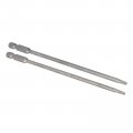 150mm Long 1 4 Hex Shank T10 T15 Magnetic Torx Security Screwdriver Bits Set 2pcs 