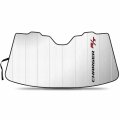 Ipick Image For Dodge Charger R T Logo Universal Fit Enforced Stand-up Auto Windshield Sun Shade At Standard Size 54 X 27 5