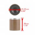 Caltric 2 Front Caliper Brake Piston Compatible With Kawasaki Bayou 400 Klf400b 4x4 1993-1999 43020-1101
