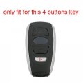 Kcpros 2pcs Rubber Silicone 4 Buttons Smart Key Fob Cover Case Skin Protector Keyless With Keychain For Subaru Ascent Brz
