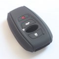Kcpros 2pcs Rubber Silicone 4 Buttons Smart Key Fob Cover Case Skin Protector Keyless With Keychain For Subaru Ascent Brz