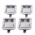 Rv Door Latch Set Of 4 Stainless Steel Trailer Locks With Keys And Gaskets For Camper Utv Atv Truck Tool Box Silver 