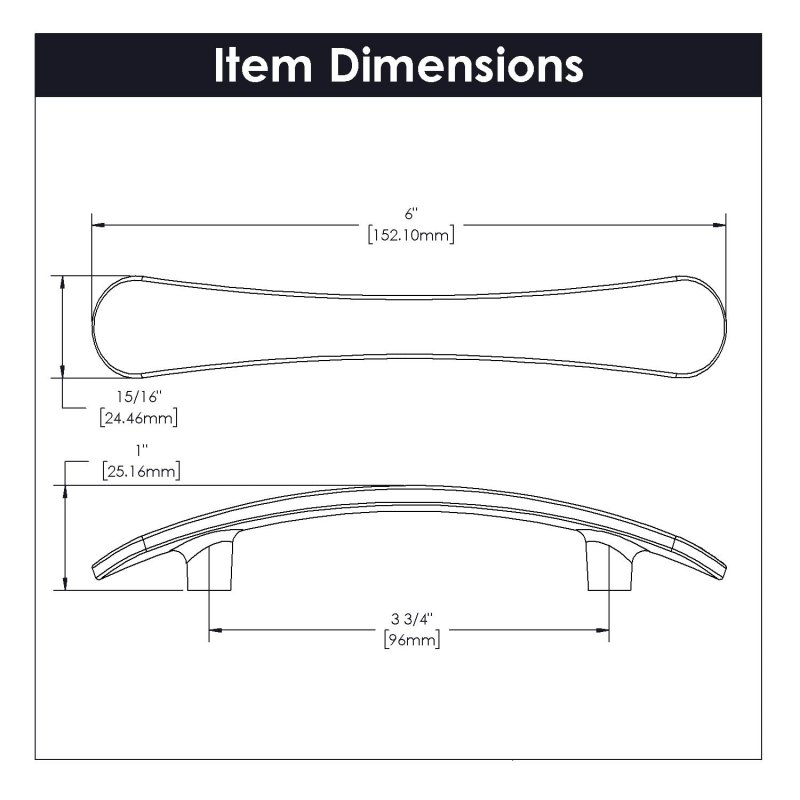 Belwith-keeler B076861-10b Vale Collection Pull 5-1 16 Inch 128mm Center To Oil-rubbed Bronze