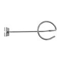 4 Pc Chrome Hat Racks Wire Grid Wall Cap Slat Panels Gridwall Display Hook Retail Store