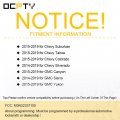 Ocpty Remotes Key Fob For Chevy Suburban Tahoe Colorado Silverado Gmc Canyon Sierra Yukon 2015-2019 M3n32337100 1 Pcs